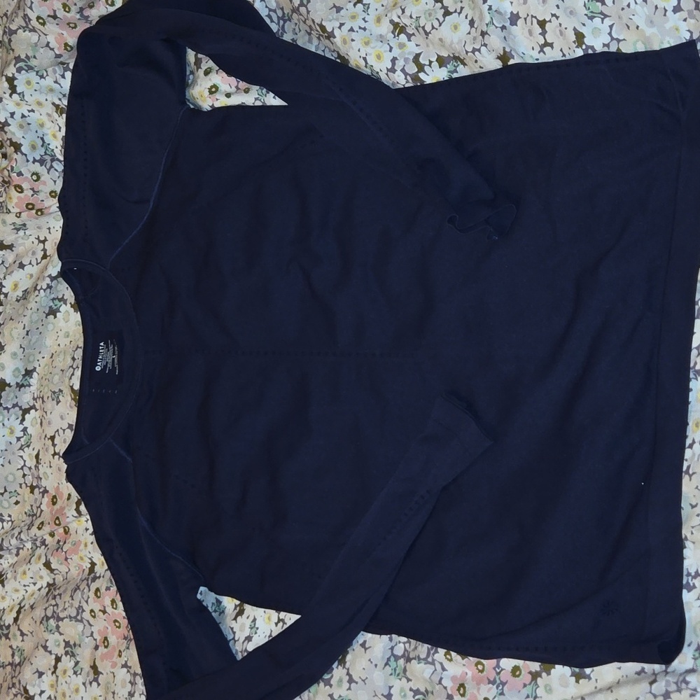 Athleta navy long sleeve tee